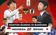 Lokasi Nobar Timnas Indonesia vs Jepang di Bandung