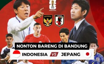 Lokasi Nobar Timnas Indonesia vs Jepang di Bandung