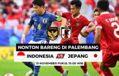 Tempat Nobar Timnas Indonesia vs Jepang di Palembang