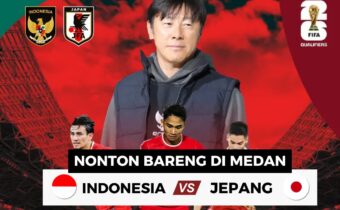 Lokasi Nobar Timnas Indonesia vs Jepang di Medan