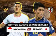 Nobar Timnas Indonesia vs Jepang di Jabodetabek