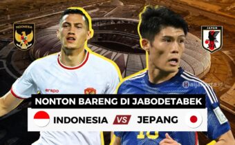 Nobar Timnas Indonesia vs Jepang di Jabodetabek