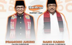 Pramono Anung-Rano Karno Dapat Ucapan dari Para Tokoh Atas Kemenangan