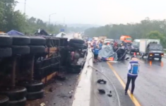 Kecelakaan Beruntun di Tol Purbaleunyi KM 92 arah Jakarta