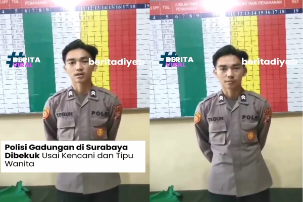 Polisi Gadungan di Surabaya Akhirnya Ditangkap, Usai Raup Untung dari Banyak Wanita