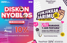 10 Daftar Promo Pilkada 2024 KAI hingga Karaoke Free 1 Jam, Buruan Cek!