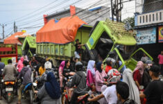 Gegara Langgar Aturan Jam Operasional Truk Tambang di Tangerang, 13 Unit Ditilang Polisi