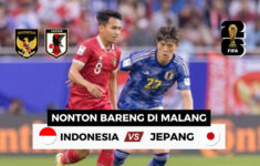 Lokasi Nobar Timnas Indonesia vs Jepang di Malang, Tempatnya Asyik dan Seru