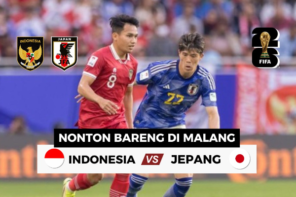 Lokasi Nobar Timnas Indonesia vs Jepang di Malang, Tempatnya Asyik dan Seru