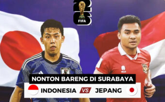 Lokasi Nobar Timnas Indonesia vs Jepang di Surabaya, Lanjutan Kualifikasi Piala Dunia 2026 Zona Asia