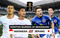 Tempat Nobar Timnas Indonesia vs Jepang di Semarang, Kualifikasi Piala Dunia 2026 Group C Zona Asia