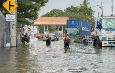 Aduh! Banjir Rob Rendam 5 RT dan 3 Ruas Jalan di Jakarta Utara