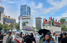 Jalan Medan Merdeka Barat Ditutup, Ada Aksi Reuni 411 di Depan Istana Negara Jakarta Pusat