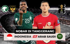 Nobar Timnas Indonesia vs Arab Saudi di Tangerang Kualifikasi Piala Dunia 2026 Zona Asia, Tempatnya Asyik dan Seru