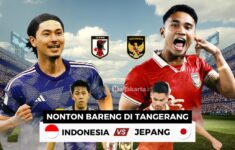 Nobar Timnas Indonesia vs Jepang di Tangerang