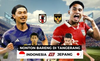 Nobar Timnas Indonesia vs Jepang di Tangerang