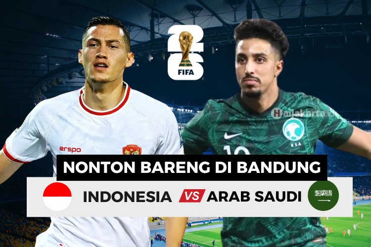 Lokasi Nobar Timnas Indonesia vs Arab Saudi di Bandung