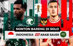 Nobar Timnas Indonesia vs Arab Saudi di Solo