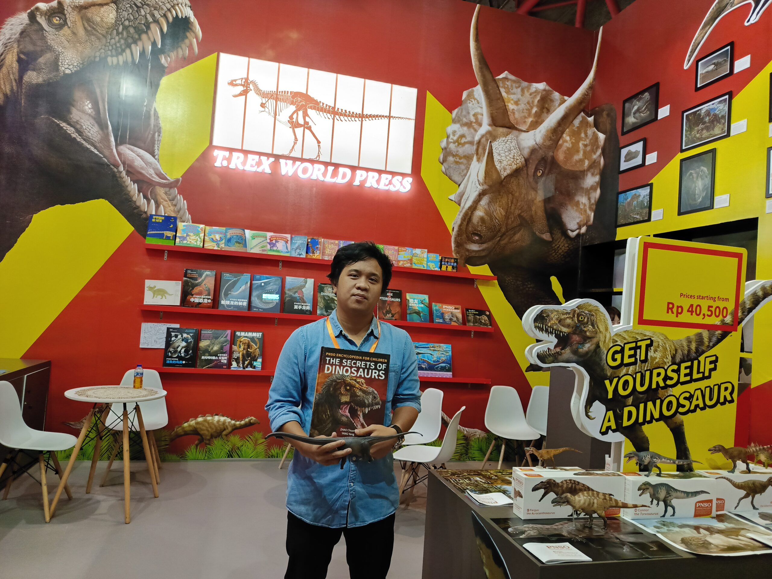 Trex World Press Tawarkan Mainan Dinosaurus Edukatif di ABC & MOM Expo 2024