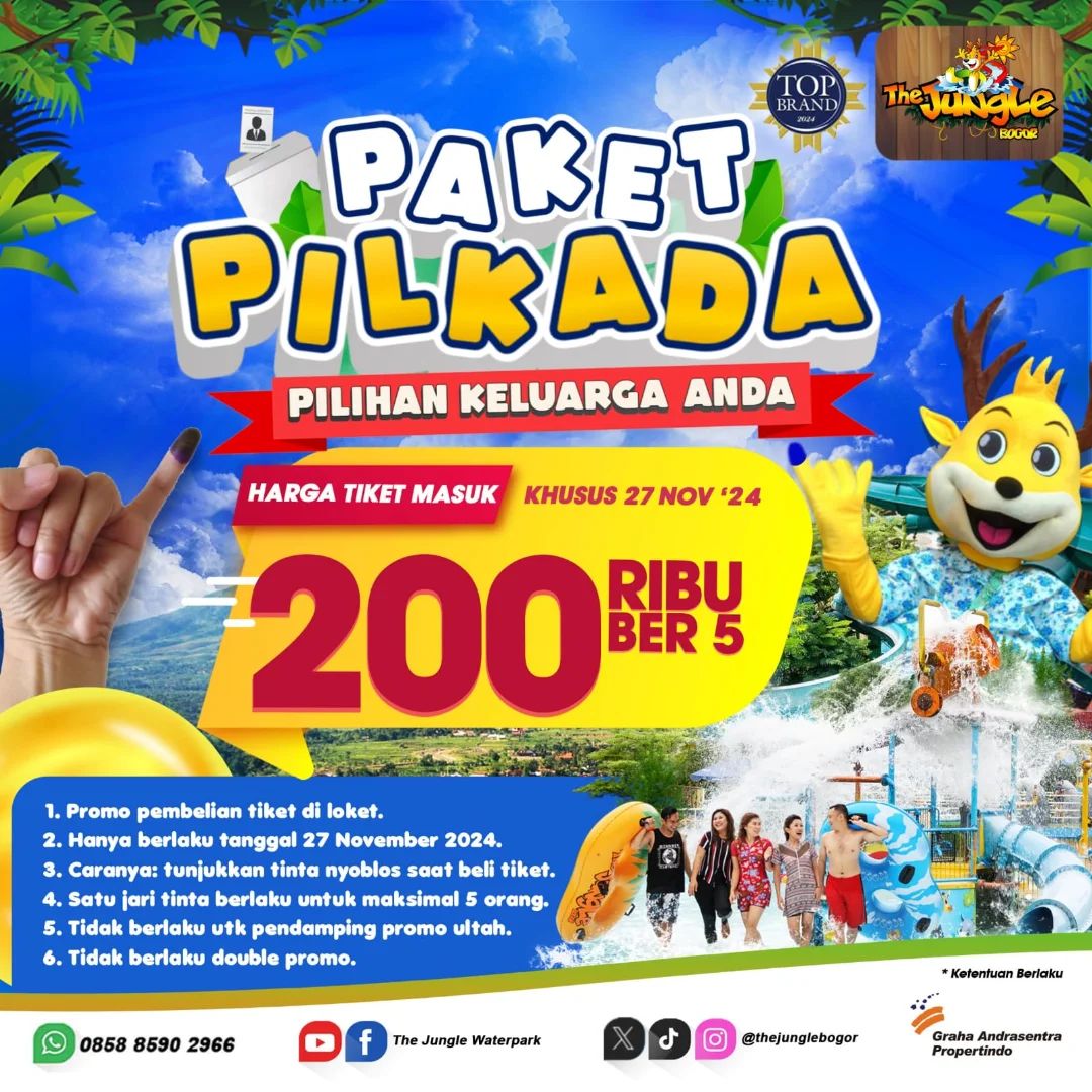 Daftar Promo Pilkada 2024 Tempat Wisata Berbagai Wilayah Indonesia