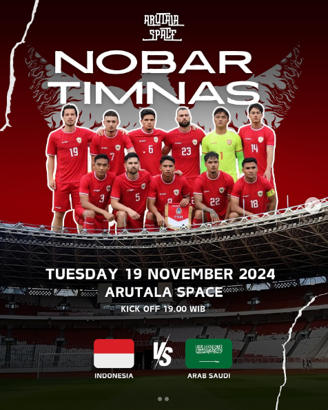 Nobar Timnas Indonesia vs Arab Saudi di Solo 