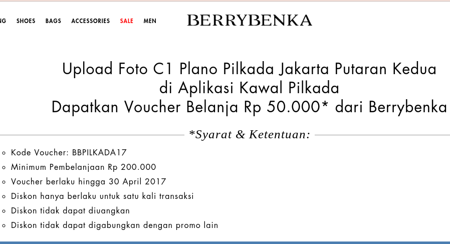 Promo Pilkada 27 November 2024 