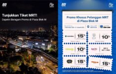 Promo Khusus Belanja Bagi Pelanggan MRT Jakarta di Plaza Blok M