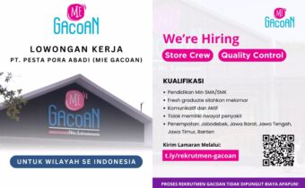 Lowongan Kerja di Mie Gacoan atau PT Resta Pora