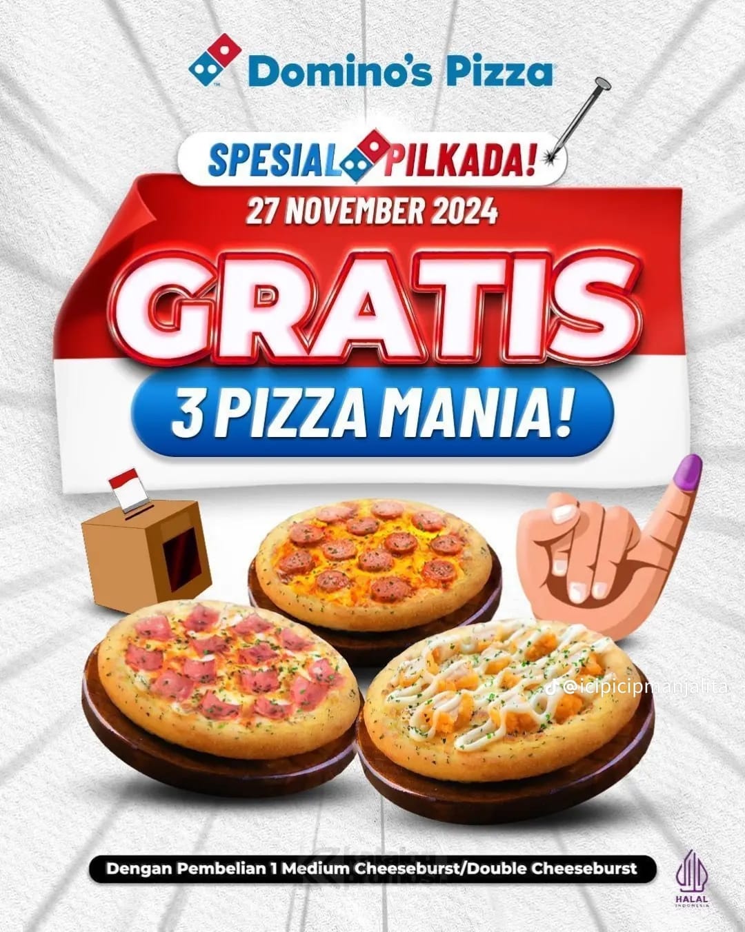 Daftar Pesta Promo Pilkada 2024 Makanan dan Minuman Murah Meriah