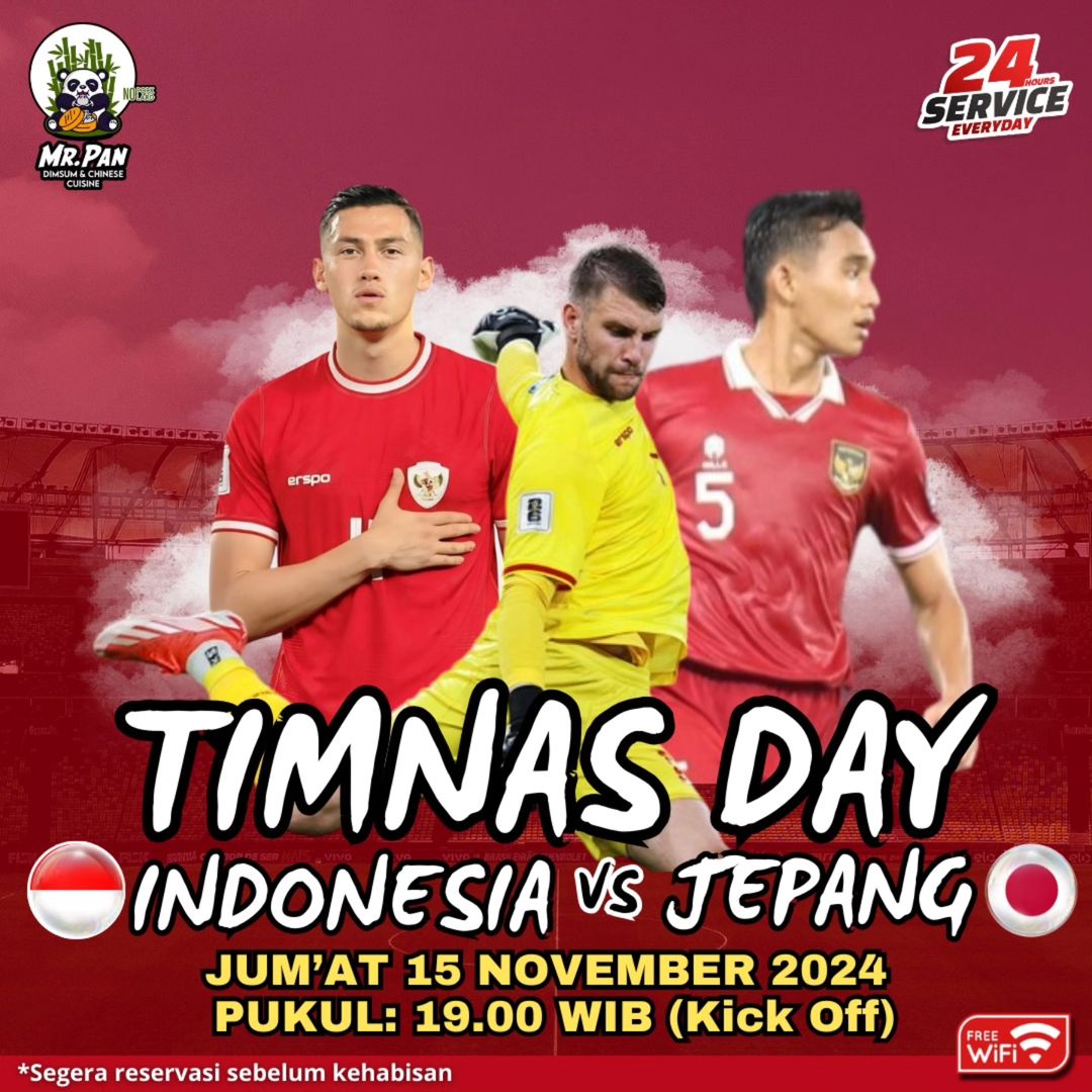 Tempat Nobar Timnas Indonesia vs Jepang di Palembang