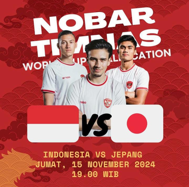 Lokasi Nobar Timnas Indonesia vs Jepang di Bandung