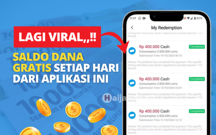 Reward Saldo DANA Gratis