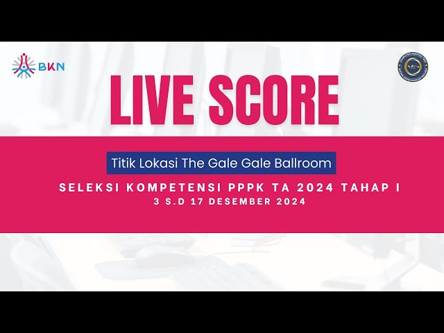 Link Live Score Seleksi PPPK 2024 Tahap 1