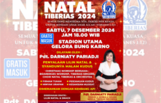 Perayaan Natal Tiberias 2024 Di GBK