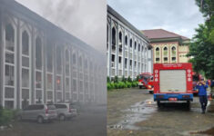 Gedung Rektorat UIN Jakarta Terbakar, Diduga Gara-gara Korsleting Listrik di Lantai 2