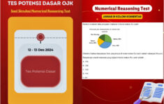 Simulasi Tes Potensi Dasar Rekrutmen OJK 2024 PCS 8 dan PCT 2, Buka Mulai Hari ini 12 Desember, Yuk Belajar!