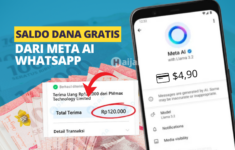 Gunakan Fitur Meta AI Whatsapp Dapat Saldo DANA Gratis