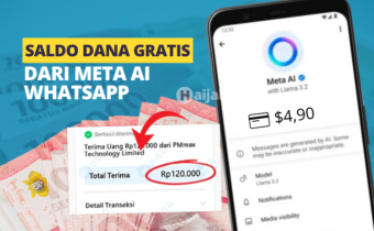 Gunakan Fitur Meta AI Whatsapp Dapat Saldo DANA Gratis