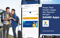 Cara Pesan Tiket Bus AKAP Damri Online