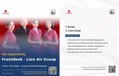 Lowongan Kerja Lion Air Group 2024 Buka Peluang Karir untuk Lulusan SMA/SMK dan D3