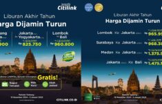 Promo Spesial Libur Nataru 2024 Tiket Pesawat Citilink untuk Destinasi Populer Indonesia