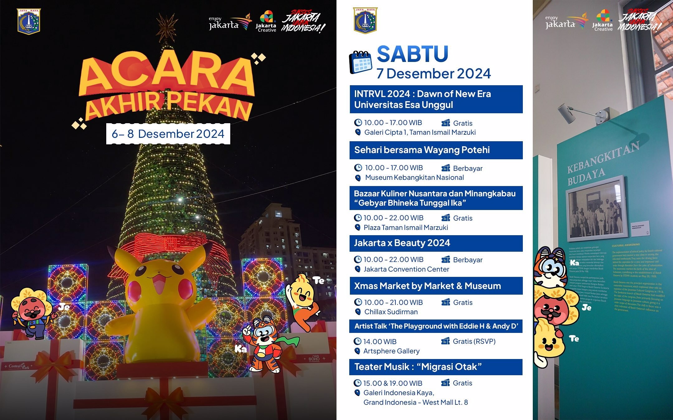 Daftar Event Akhir Pekan di Jakarta Pada 7-8 Desember 2024