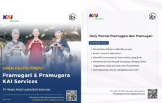 Open Recruitment Daily Worker Pramugari dan Pramugara KAI Services