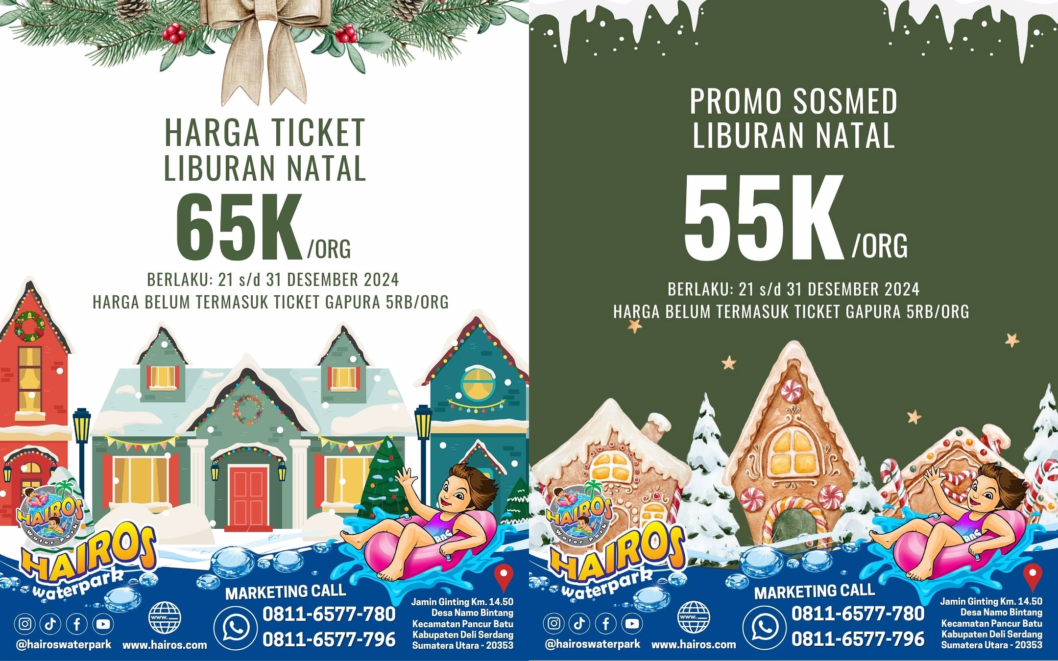 Promo Tiket Destinasi Wisata Hairos Waterpark