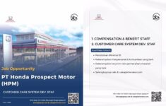 PT Honda Prospect Motor Buka Peluang Karir untuk Posisi Development Staff