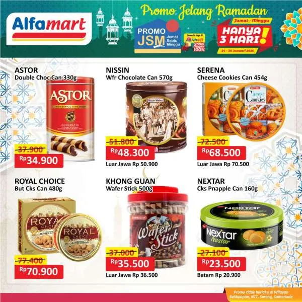 Promo JSM Alfamart Biskuit dan Wafer