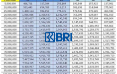 Tabel Non KUR BRI 2025