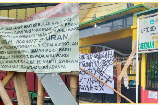 UPTD SDN Utan Jaya Depok Disegel Ahli Waris, Siswa-Siswi Terpaksa Putus Sekolah