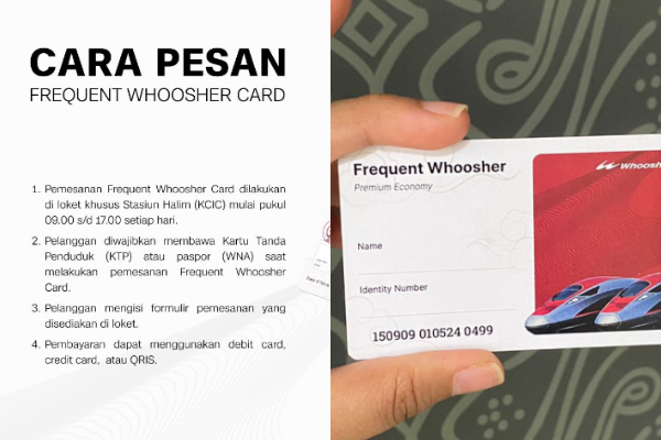 Cara Menggunakan Frequent Whoosher Card, Jakarta-Bandung Cuma Rp 175.000, Dijamin Jadi Lebih Hemat