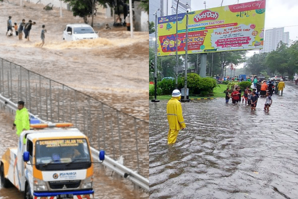 Daftar 52 Titik Banjir Jakarta Hari ini, Air Kepung Jakarta Utara dan Barat Setinggi 1 Meter